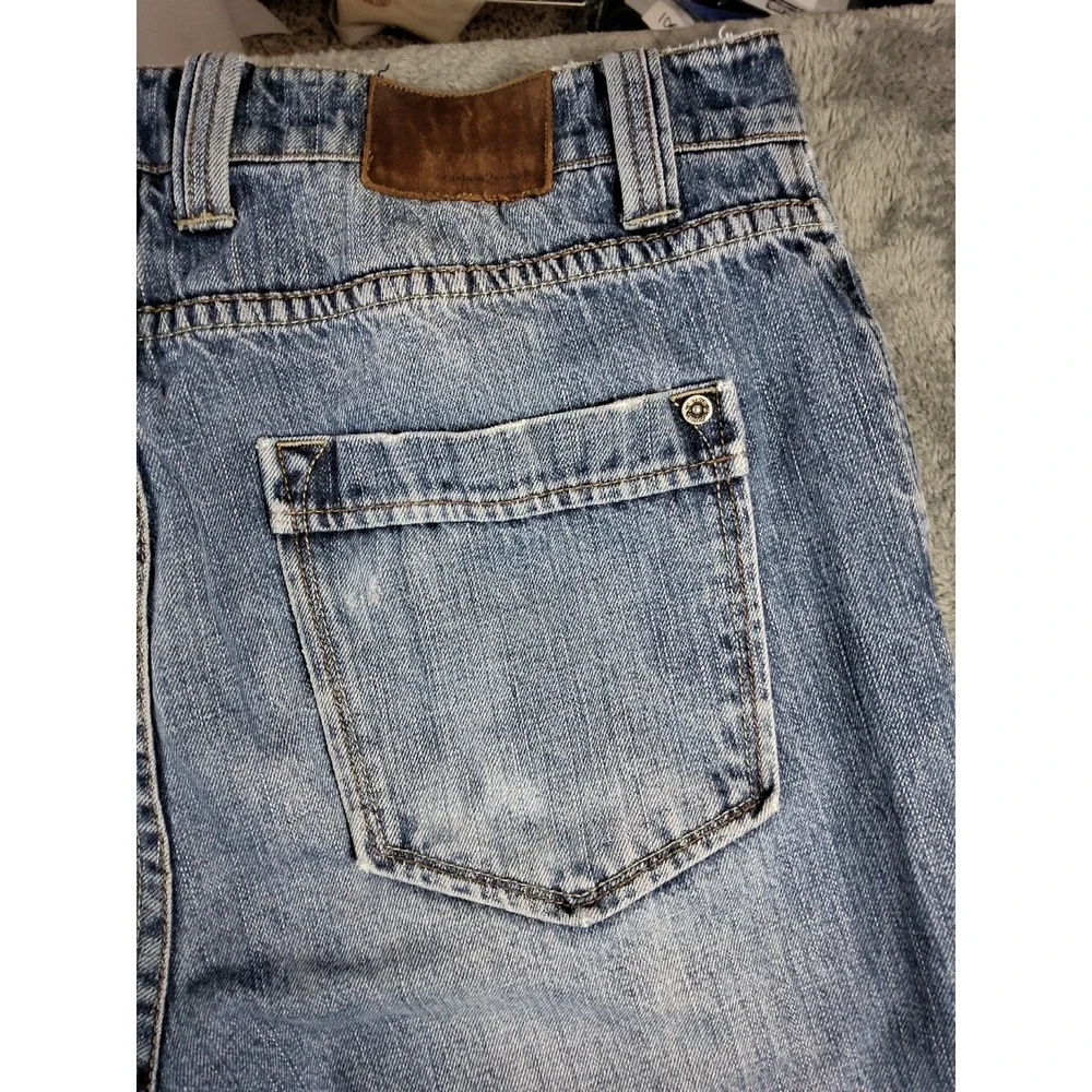 Mens Carbon 2 Colbalt Blue Denim Straight Leg Jeans Size 34x30. Preppy....